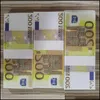 Andra festliga festleveranser film nattklubb realistiska falska kopieringspengar mest 200 euros note bank för 21 play papper prop collection b dhnly