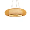 Lampade a sospensione Modern Bamboo Light Chinese Style Hanging Lighting for soggiorno Dining Home DECO