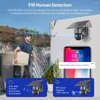 Wi -Fi Solar Camera Outdoor Panel Security Superaint Cameras Перезаряжаемая батарея видео видеонаблюдение PTZ IP CAM