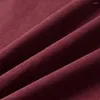 メンズカジュアルシャツメンズロングスリーブソフトコットンコーデュロイシャツシングルパッチポケット快適な標準フィットボタンダウン作業