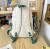 DHL50pcs Backpack Student Oxford Two Patchwork Breathable Waterproof Sport Crossbody Bag Mix Color