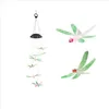 Gartendekorationen Solarenergie Schmetterling Pendellampen LED Colorf Gradient Exquisite Geschenk Windbell Lampe Schönheit Kreativ mit unterschiedlichen Dheko