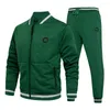 Männer Trainingsanzüge Mode männer Sets 2022 Frühling Herbst Baseball Jacke Jogginghose Zwei Stück Anzug Casual Männer US/Euro größe