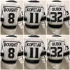 Kob Reverse rétro Ice Hockey 11 Anze Kopitar Jerseys 8 Drew Doughty 22 Kevin Fiala 32 Jonathan Quick 99 Wayne Gretzky vierge blanc noir Pur