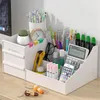 Opbergdozen Cosmetische make -up organisator met laden Plastic badkamer Skincare Box Borstel Lipstickhouder Organisatoren Storag