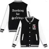 Jackets para hombres 2022 Selena Quintanilla Spring O-cuello Patrón estampado Camisa de béisbol Camisa de pareja de estilo Harajuku
