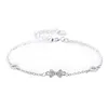 925 Sterling zilveren armband voor vrouwen geluk schattige zoete student vrouwelijke vlinder knoop armbanden vriendin Valentijnsdag cadeau 006