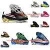 Mens Soccer shoes FG Cleats Football Boots outdoor shoes scarpe da calcio Breathable sneakers white