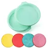 4 unids/set molde de silicona para pastel en capas, forma redonda, Pan de silicona, molde para Pan tostado, bandeja para pastel, molde antiadherente, herramientas para hornear 0616