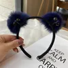 Bandanas Cosplay Leuke kattenbont oor haar hoepels anime lolita haarband hoofdbanden clip dames meisje accessoires band