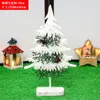 Decorazioni natalizie Albero Mini Decorazione regalo Floccaggio Neve Vetrina Disposizione della scena Decorazioni per la casa