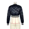 2022 여성 폭격기 재킷 가을 야구 유니폼 유니폼 짧은 코트 긴 소매 레터 아플리크 벌크 품목 도매 로트 Y2K 지퍼 플라이 아웃웨어 K10469-1