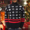 Suéteres masculinos Europeu e American Sweaters Top Winter Christmas Christmas Snowflake Turtleneck Pullover Bottoming Sweater Warm T221019