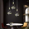 Pendant Lamps Light Luxury Bedroom Crystal Chandelier Bedside Modern Simple Creative Bar Lamp Nordic Long String Small Handing