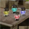 Garden Decorations Solar Lamps Led Changing 7 Color Transparent Diamond Shape Light Outdoor Garden Patio Lawn Lights Glow Decor Drop Dhhal