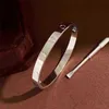 Bangle żeńska śrubokręta ze stali nierdzewnej para miłosna projektant bransoletki bransoletka męska biżuteria walentynkowa prezent dla dziewczyny