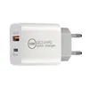 20W snabb USB -laddare Snabbladdningstyp C PD Snabbladdning för iPhone EU US AU UK Plug USB -laddare med QC 3.0 Telefonladdare