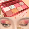 Paleta de seda nobre da sombra dos olhos Paleta de seda Shimmer fosco 7 cores olhos olhos maquiagem pigmento de longa duração Shinny SHINNY à prova d'água