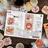 Geschenkomschakeling 46 stks Plantstickers Stationerijen Leveringen Lijm Diy Sticker voor Scrapbooking Journal Kalenders Kunstvaartuigen