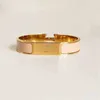 Hoogwaardige Designer Design Bangle roestvrij staal Gold Buckle Bracelet Fashion Jewelry Men and Women armbanden294K