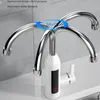 Aquecedor de água Display Electric Kitchen Tap instantâneo Hot Taucet Aquecimento frio Instantâneo 3000W