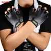 Cycling Gloves Boodun Silicone Cycling Anti-slip Anti-sweat Men Women Half Finger Gloves Breathable Anti-shock Sports Gloves Bike Bicycle Glove T221019