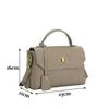 Togo Hohe Weiße Taschen Handtasche Elegante Qualität Allgleiches Leder Frauen Designer Weibliche Rindsleder Tote Schulter Umhängetasche