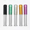 78mm&55mm Length Smoking Colorful Aluminium Alloy Pipes Dry Herb Tobacco Cigarette Holder Catcher Portable Mini Hand Snuff Tube Dugout One Hitter Digger