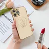 Mobiltelefonfodral för iPhone 15 14 Pro Max Plus fall Luxury Gold Mirror Reflection Shell Case 9 Kinds Designer Golden Pattern Cover 13 12 XR XS 8 7 PHONECASE G3GL