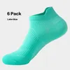 Мужские носки 6 пары/набор коротких бега для мужчин нейлоновый прочный каблук