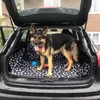 Dog Car Seat Covers Pet Oxford SUV Cover Trunk Cargo Liner Printing Waterproof Floor Mat For Dogs Cats Washable Accessories