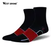 Sportsocken WEST BIKING Fahrrad Laufen Sport Herren Für Radfahren Atmungsaktiv Schnelltrocknend Klasse Erwachsene Anti-resistent T221019