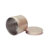 16 -stks 100 ml goud zilver lege tin pot aluminium kaarsen met deksel metalen crème potten cadeauverpakking opslag fles container cx220413