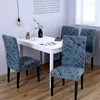 Sandalye kapakları 2022 streç spandex slipcover baskılı elastik kapak yemek odası ofis düğün ziyafet partisi