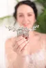 Copricapo vintage strass argento pettine per capelli cappello da banchetto accessori da sposa per feste per le donne