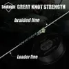 Braid Line Seaknight 100m 100% Japan Material 3-100 lb Fluorokarbonfiske linjer Kolfiber Leader Fly Line Fast Sinking Carp Fishing 230403