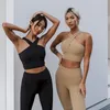 Yoga Outfit Weibliche Sport-Bh Crop Top Laufen Pilates Hohl Frauen Unterwäsche U Eingewickelt Brust Kreuz Gürtel Gym Tragen Rohr sammeln Hause