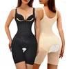 Kvinnors shapers bodysuit Shapewear Kvinnor midja tr￤nare kropp shaper korsett ￶ppen gren korrigerande underkl￤der mage kontroll bantningsmodellering