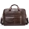 Aktentaschen Herrentaschen Luxus Hochwertige Messenger Business Handtaschen Laptop Leder Schulter Retro Dokumententasche