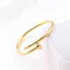 Bangle Nail Bracelet Love Bracelet Jewelry Luxurious Classic Stainless Steel Metal Diamond Gold Silver Plate Knot Cuff Charm for