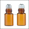 Imballaggio Bottiglie 1Ml 2Ml L Vetro Per Bottiglie Con Rullo In Acciaio Inox Olio Liquido Vuoto Roll On Bottle 14 K2 Drop Delivery 202 Dhqlm