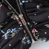 Women's Blouses Foridol Vintage Black Lace Blouse Shirt Women Summer Floral Print Crop Top Elegant Short Tops 2022 Up Blusas De Mujer