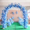 Décoration de fête 5 PCS Mariage Décoration De Noël Arrangement De Fleurs Rangée Stand Fiançailles Anniversaire Bienvenue Porte Mur Floral Ballon Tissu