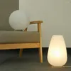 Lâmpadas de mesa Lâmpada de papel nórdica Lanterna estilo japonês Modern Living Study Room Bedroom Bedance Led Night Lighting Decor Drop Drop