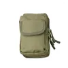 Bolsas al aire libre Paquete de cintura Bolsa de cintura Bolsa impermeable Paquetes de cinturón militar Molle Nylon Teléfono móvil Monedero Herramienta de viaje