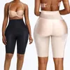 Active Shorts Sports Yoga Seamless Hip Pad Tight Shapewear High Waist Body Shaping Fitness Pants Elastic Plus Size Gym Women