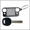 Autres accessoires intérieurs Porte-clés de haute qualité Porte-clés en acier inoxydable Porte-clés pour Jeep Ring CJ JK TJ YJ XJ New Drop Delive Dhh05
