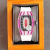 비즈니스 레저 RM07-01 자동 기계 풀 드릴 미세한 강철 케이스 테이프 시계 여성 시계