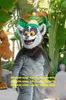 Madagascar roi Julien lémurien lémuroïde lémuridés mascotte Costume personnage de dessin animé peut porter la cérémonie d'ouverture portable zx852