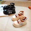 Flat Shoes Girls Leather Spring 2022 Fashion Little Girl Princess Children and Autumn Single Student Performan